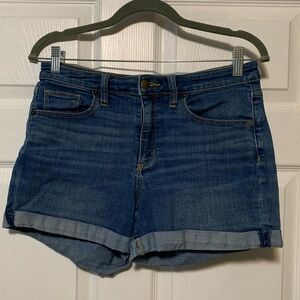 Universal thread high rise jean shorts